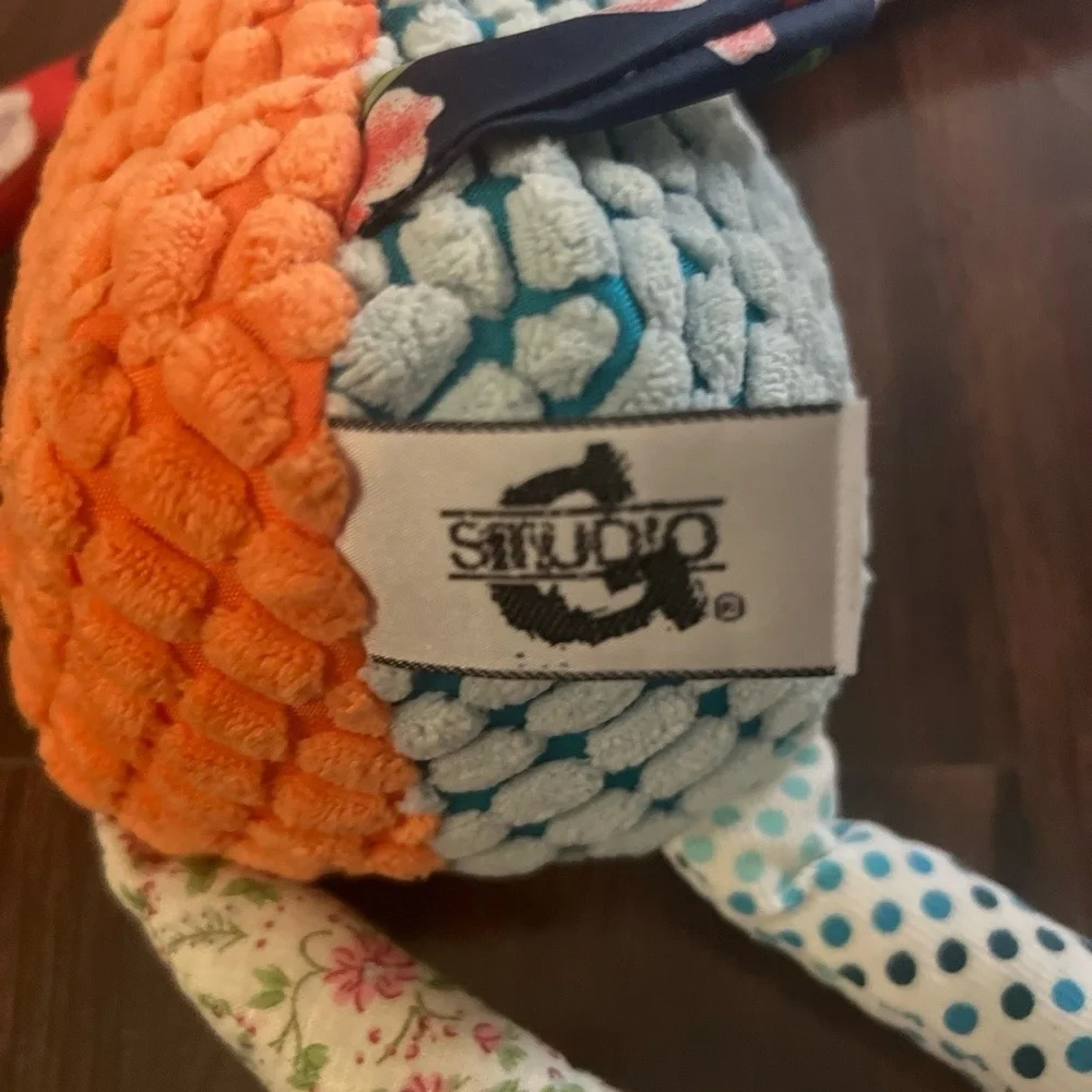 Gund Studio G Patchwork Cat 8 Plush Toy Multi-Color Bohemian Stuffed Animal 18” - Picture 7 of 8